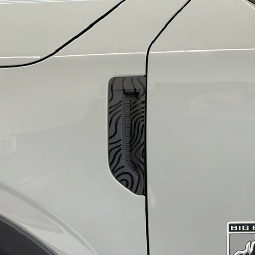 Crux Motorsports Fender Vent Topographical Map Vinyl Wrap Overlay for Ford Bronco Sport 2021 + - Image 2