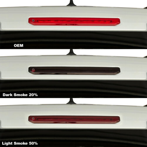 Crux Moto Third Brake Light Vinyl Tint Overlay Light Smoke 50% compatible with Ford Bronco Sport 2021 + - Image 4
