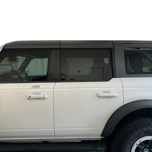 Crux Motorsports B&C Pillar Topographical Map Vinyl Wrap Overlay for Ford Bronco 2021 + - Image 3