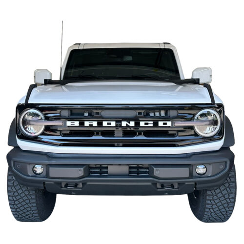Crux Moto Headlight Center Vinyl Tint Overlay Light Smoke 50% compatible with Ford Bronco 2021 + - Image 2