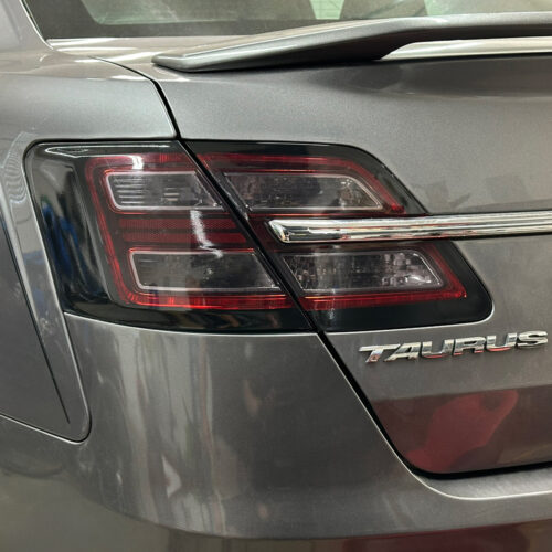 Crux Moto Tail Light Tint Kit Vinyl Wrap Overlay Light Smoke 50% Compatible with Ford Taurus 2013 - 2019 - Image 2