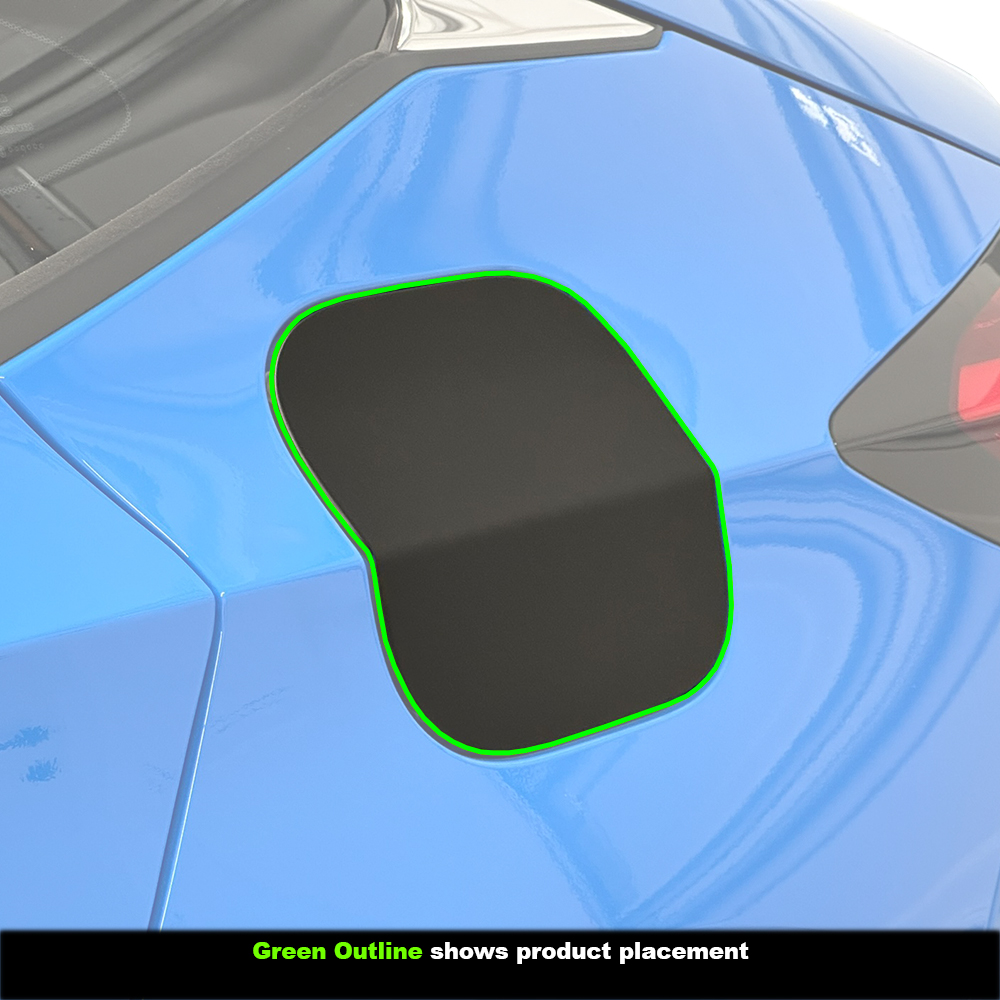 Crux Motorsports Fuel Door Vinyl Wrap Overlay Compatible with Honda Civic Hatch 2022+ - Image 3