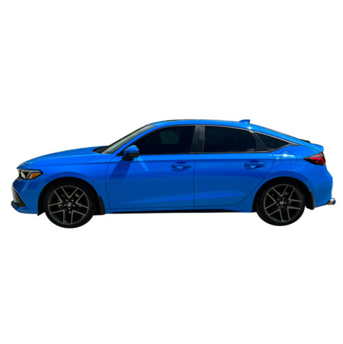 Crux Motorsports Window Chrome Delete Vinyl Wrap Overlay Compatible with Honda Civic Hatch 2022+ - Image 2