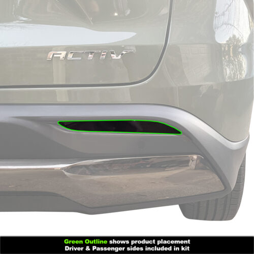 Crux Motorsports Dark Smoke 20% Rear Bumper Reflector Tint for 2024 + Chevy Trax ACTIV - Image 3