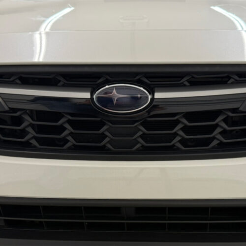 Crux Motorsports Emblem Tint Vinyl Wrap Overlay Light Smoke Compatible with Subaru Crosstrek 2018 - 2020 - Image 2