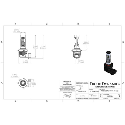 Diode Dynamics SL2 Pro LED  Bulbs 9006/9012 Pair - Image 6