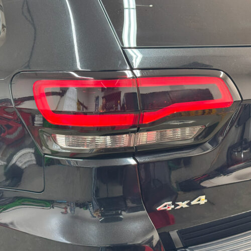 Crux Motorsports Tail Light vinyl wrap overlay kit Dark Smoke 20% compatible with Jeep Grand Cherokee WK2 2014 - 2022 - Image 2