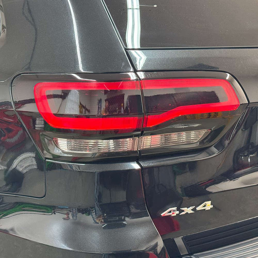 Crux Motorsports Tail Light vinyl wrap overlay kit Dark Smoke 20% compatible with Jeep Grand Cherokee WK2 2014 - 2022