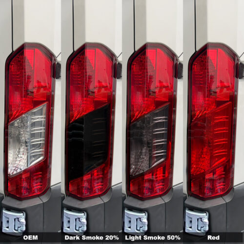 Crux Motorsports Tail Light Tint Vinyl Wrap Overlays Light Smoke 50% Compatible with Ford Transit 150/250/350 2015 + - Image 4