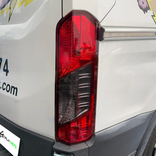 Crux Motorsports Tail Light Tint Vinyl Wrap Overlays Light Smoke 50% Compatible with Ford Transit 150/250/350 2015 + - Image 2