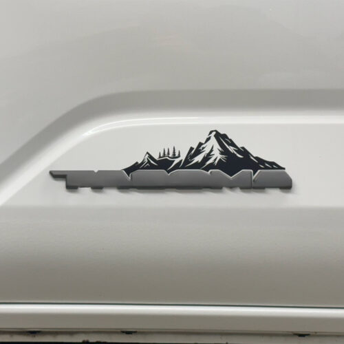 Crux Motorsports Mountain Vinyl Overlay Decal compatible with Toyota Tacoma 2024+ - Image 2