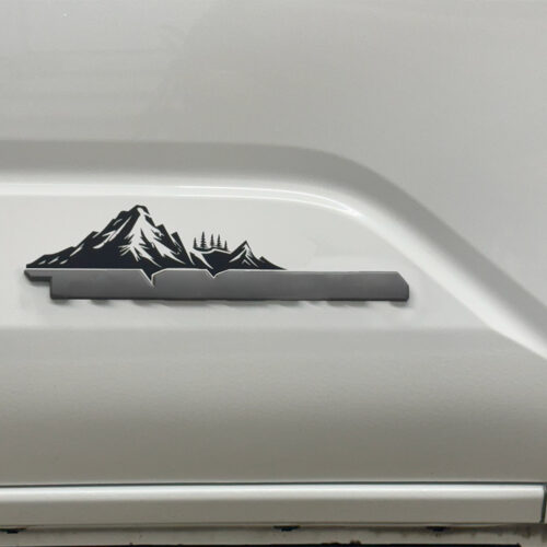 Crux Motorsports Mountain Vinyl Overlay Decal compatible with Toyota Tacoma 2024+ - Image 3