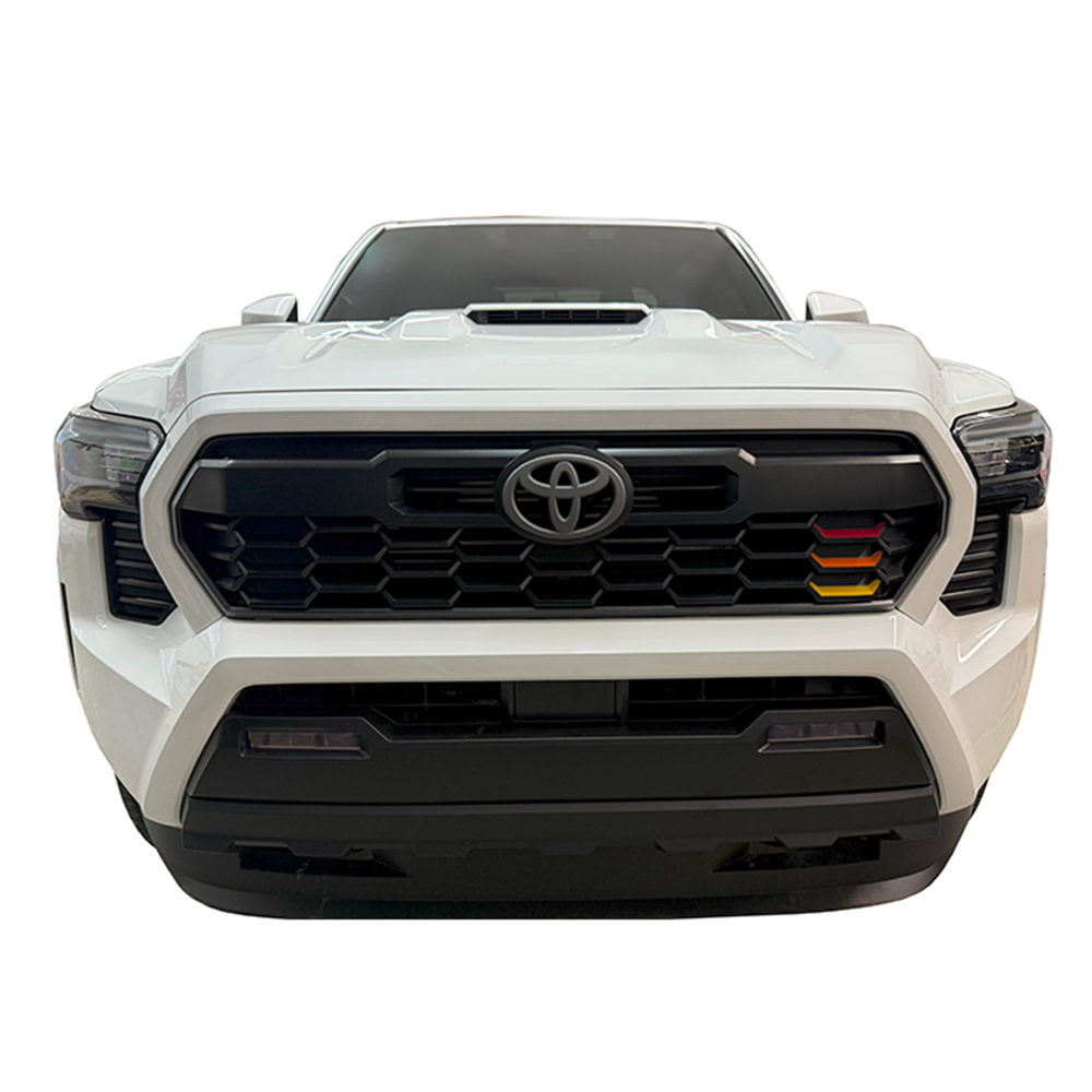 Crux Motorsports Grille Stripe Insert Vinyl Overlay Decal compatible with Toyota Tacoma 2024+