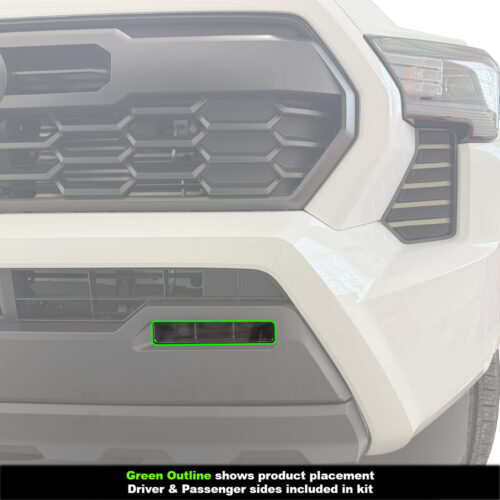 Crux Motorsports Fog Light Tint Vinyl Wrap Overlay Light Smoke 50% compatible with Toyota Tacoma 2024+ - Image 4