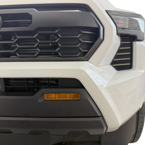 Crux Motorsports Fog Light Tint Vinyl Wrap Overlay Orange/Amber compatible with Toyota Tacoma 2024+ - Image 2