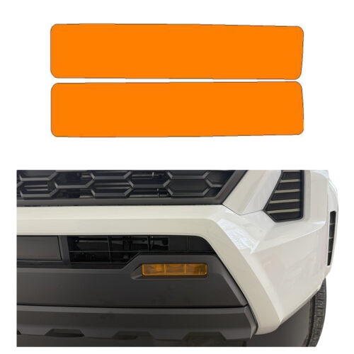 Crux Motorsports Fog Light Tint Vinyl Wrap Overlay Orange/Amber compatible with Toyota Tacoma 2024+ - Image 6