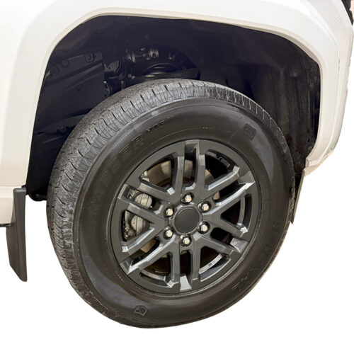 Crux Motorsports 18" Wheel Vinyl Wrap Overlays Matte Black compatible with Toyota Tacoma TRD Sport 2024+ - Image 2