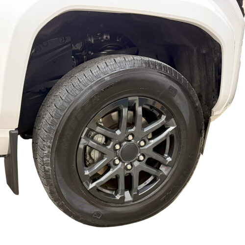 Crux Motorsports 18" Wheel Vinyl Wrap Overlays Gloss Black compatible with Toyota Tacoma TRD Sport 2024+ - Image 2