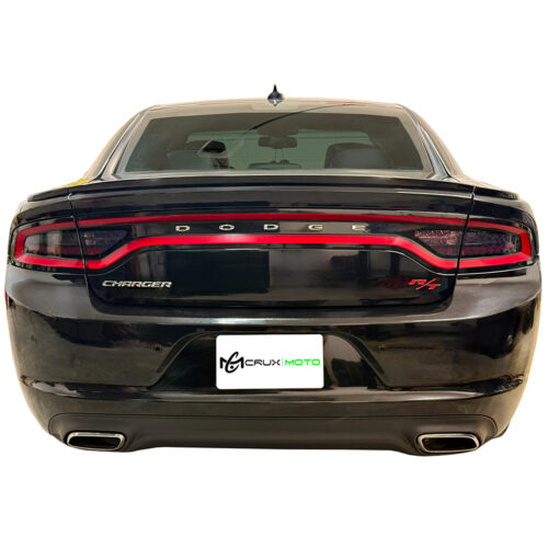 Crux Motorsports Inner Tail Light Tint Vinyl Wrap Overlay BIO Light Smoke compatible with Dodge Charger 2015 - 2023 - Image 3