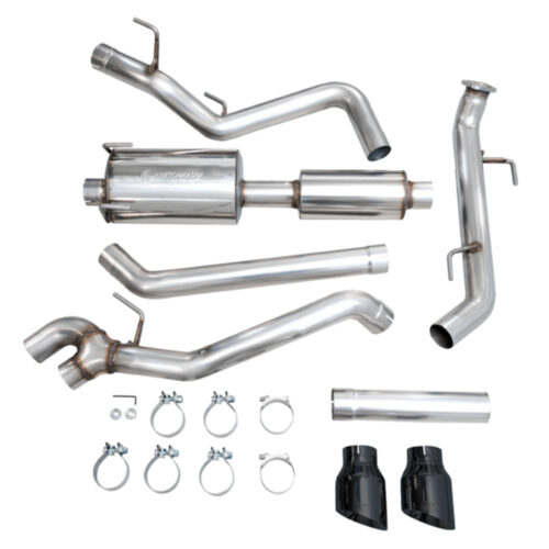 AWE 0FG Cat Back Exhaust Diamond Black Tips for 2024 + Toyota Tacoma - Image 8