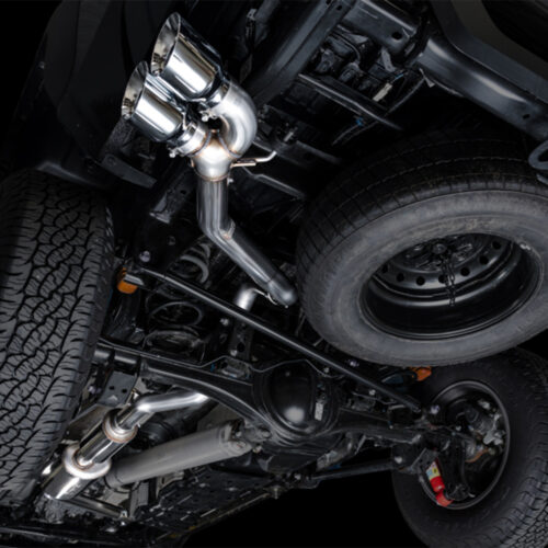 AWE 0FG Cat Back Exhaust Polished Tips for 2024 + Toyota Tacoma - Image 6
