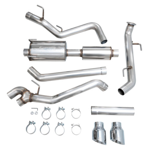 AWE 0FG Cat Back Exhaust Polished Tips for 2024 + Toyota Tacoma - Image 7