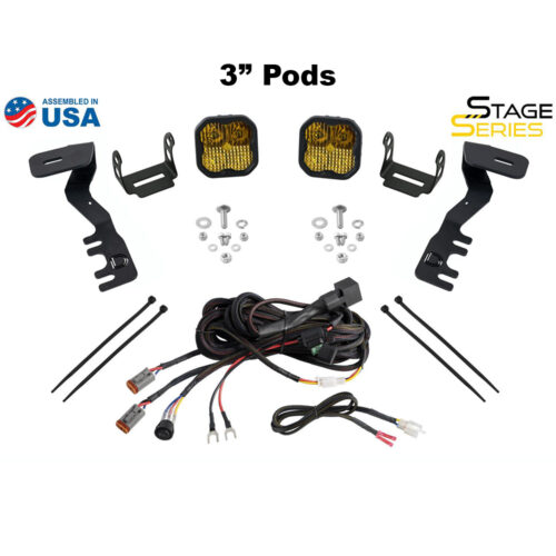 Diode Dynamics Stage Series Backlit Ditch Light Kit for 2024 + Toyota Tacoma - Image 6