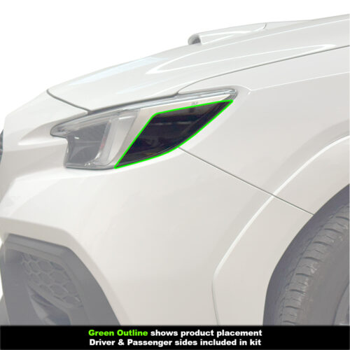 Crux Moto Headlight Vinyl Tint Overlay – Dark Smoke 20% | Precision Fit for Subaru WRX Limited, TS & GT 2022 + - Image 3