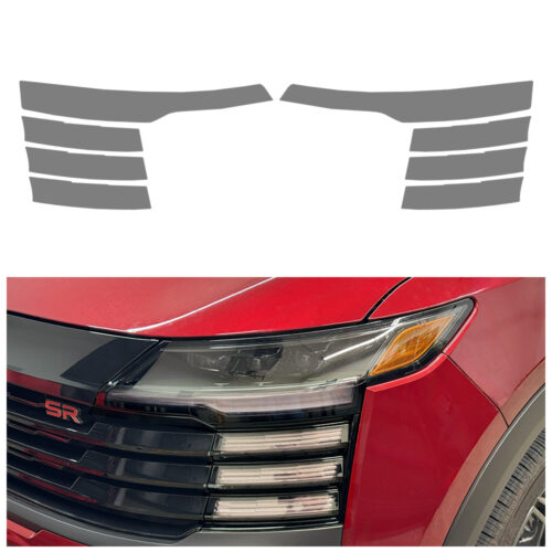 Crux Moto DLR Light Vinyl Tint Overlay – Light Smoke 50% | Precision Fit for Nissan 2025 + - Image 4