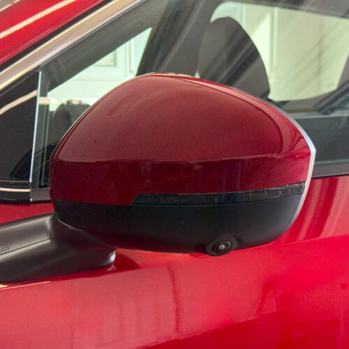 Crux Moto Mirror Turn Signal Vinyl Tint Overlay – Light Smoke 50% | Precision Fit for Nissan Kicks 2025 + - Image 2
