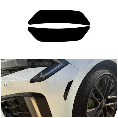 Crux Moto Front Reflector Vinyl Wrap Tint Overlay – Dark Smoke 20% | Precision Fit for Kia K5 2025 + - Image 4