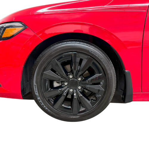 Crux Moto 17" Wheel Vinyl Wrap Overlay | Gloss Black | Precision Fit compatible with Honda Civic 2022 + with 17" wheels - Image 2