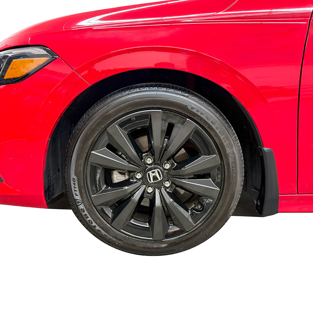 Crux Moto 17" Wheel Vinyl Wrap Overlay | Matte Black | Precision Fit compatible with Honda Civic 2022 + with 17" wheels
