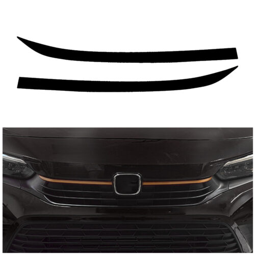 Crux Motorsports Grille Pin Stripe Vinyl Overlay Decal - Bronze | Precision fit For Honda Civic 2022 + - Image 4