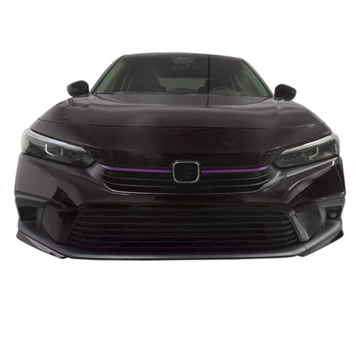 Crux Motorsports Grille Pin Stripe Vinyl Overlay Decal - Purple | Precision fit For Honda Civic 2022 + - Image 2