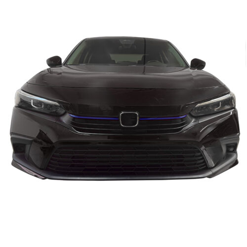 Crux Motorsports Grille Pin Stripe Vinyl Overlay Decal - Blue | Precision fit For Honda Civic 2022 + - Image 2