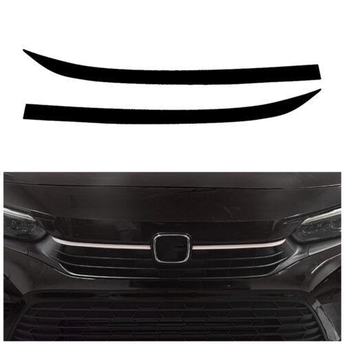 Crux Motorsports Grille Pin Stripe Vinyl Overlay Decal - White | Precision fit For Honda Civic 2022 + - Image 4