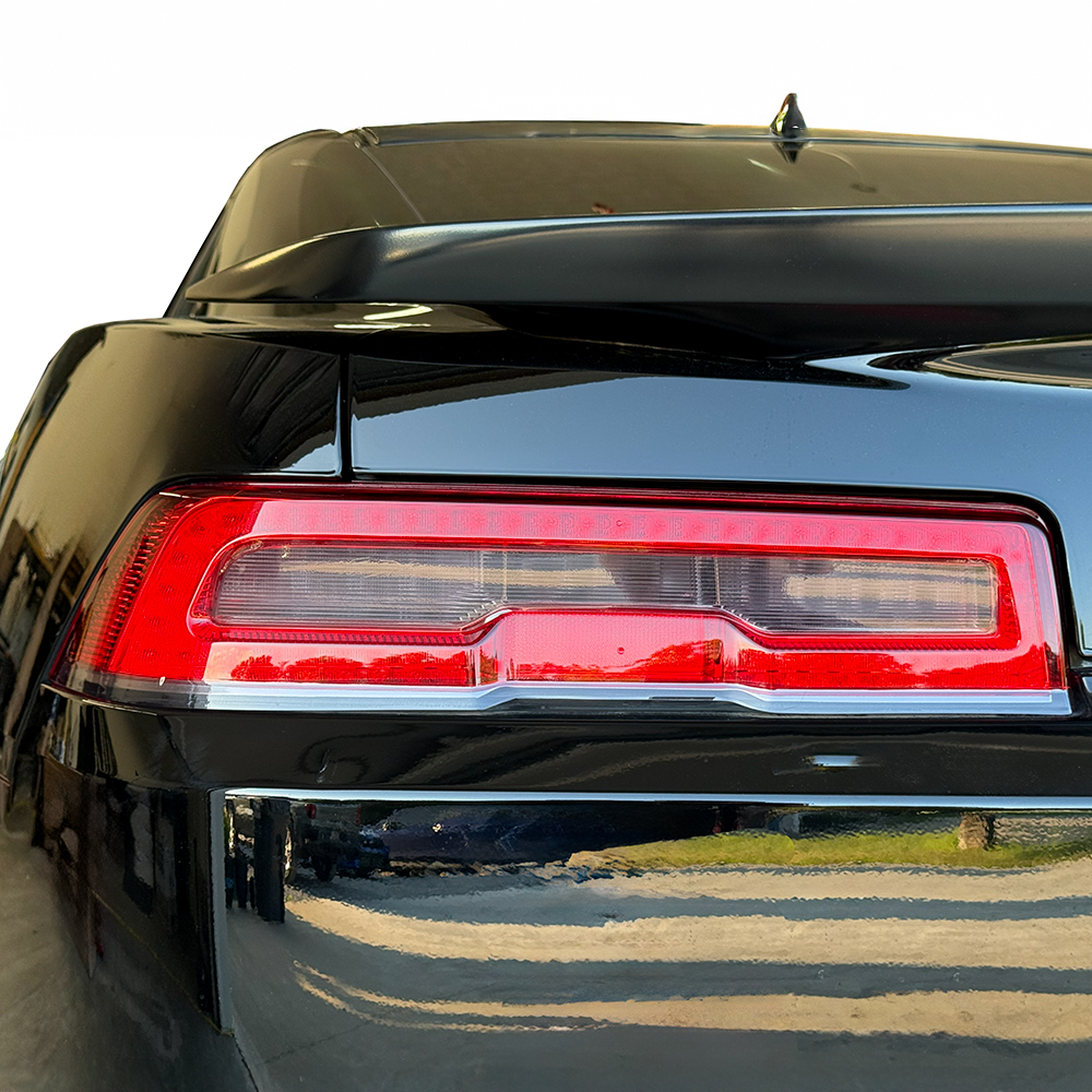 Crux Moto Tail Light Tint Vinyl Overlay – Light Smoke 50% | Precision Fit for Chevrolet Camaro 2014 - 2015