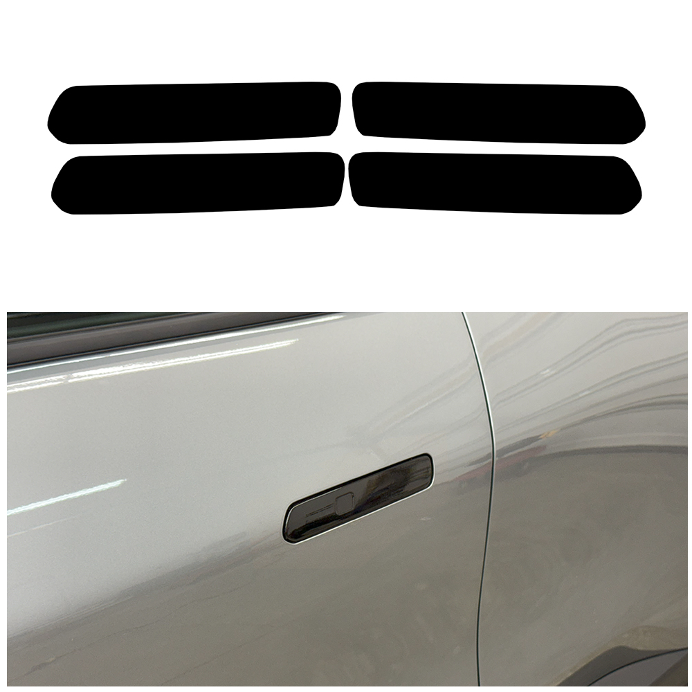 Crux Moto Door Handle Vinyl Wrap Overlay | Gloss Black | Precision Fit compatible with Chevrolet Equinox EV 2024 + - Image 5