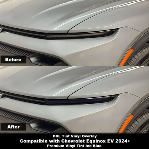 Crux Moto DRL Tint Vinyl Overlay – Ice Blue | Precision Fit for Chevrolet Equinox EV 2024 + (Copy)