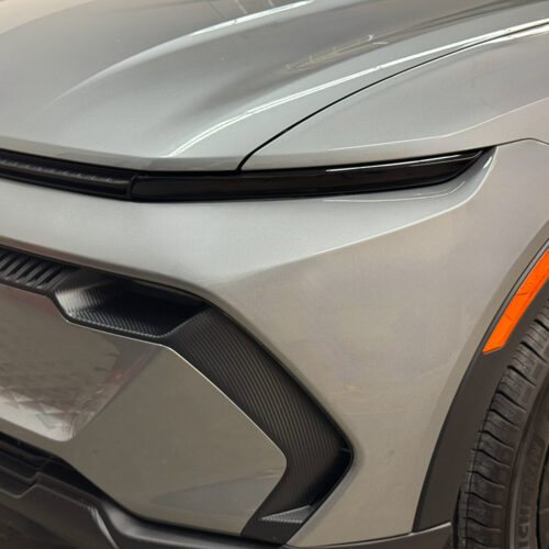 Crux Moto DRL Tint Vinyl Wrap Overlay – Dark Smoke 20% | Precision Fit for Chevrolet Equinox EV 2024 + - Image 2