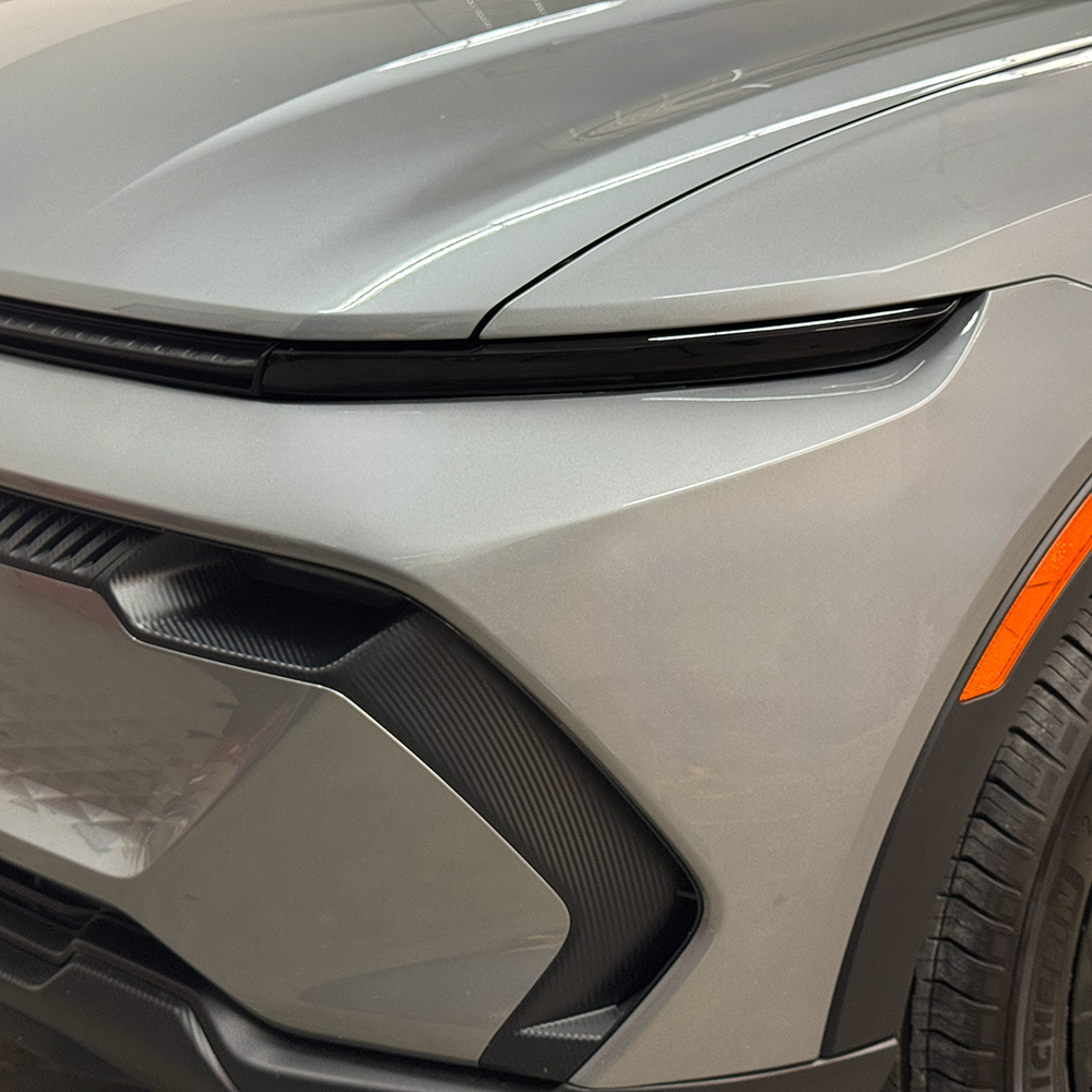 Crux Moto DRL Tint Vinyl Wrap Overlay – Dark Smoke 20% | Precision Fit for Chevrolet Equinox EV 2024 +