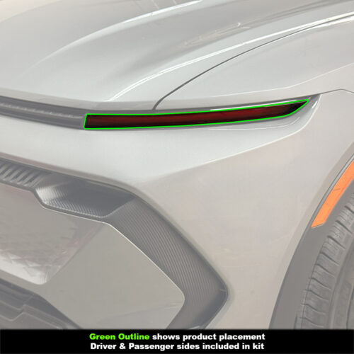 Crux Moto DRL Tint Vinyl Overlay – Red | Precision Fit for Chevrolet Equinox EV 2024 + - Image 3