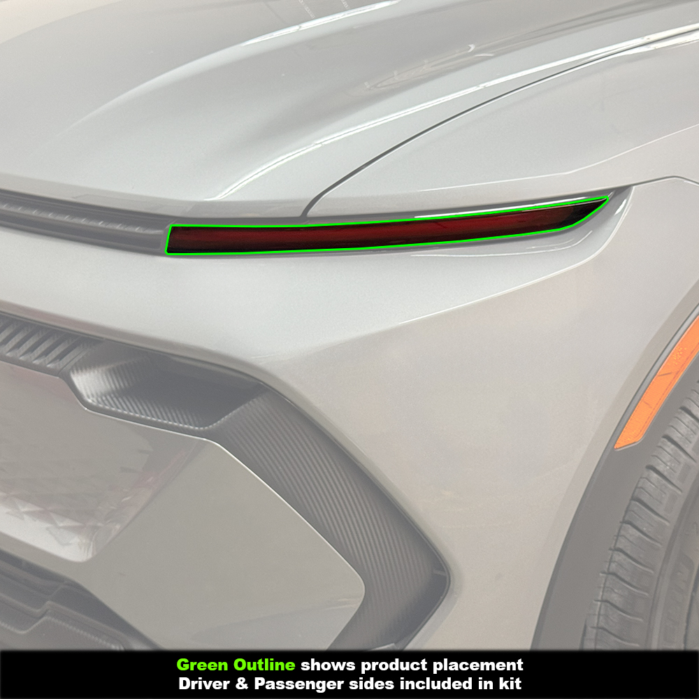 Crux Moto DRL Tint Vinyl Overlay – Red | Precision Fit for Chevrolet Equinox EV 2024 + - Image 3