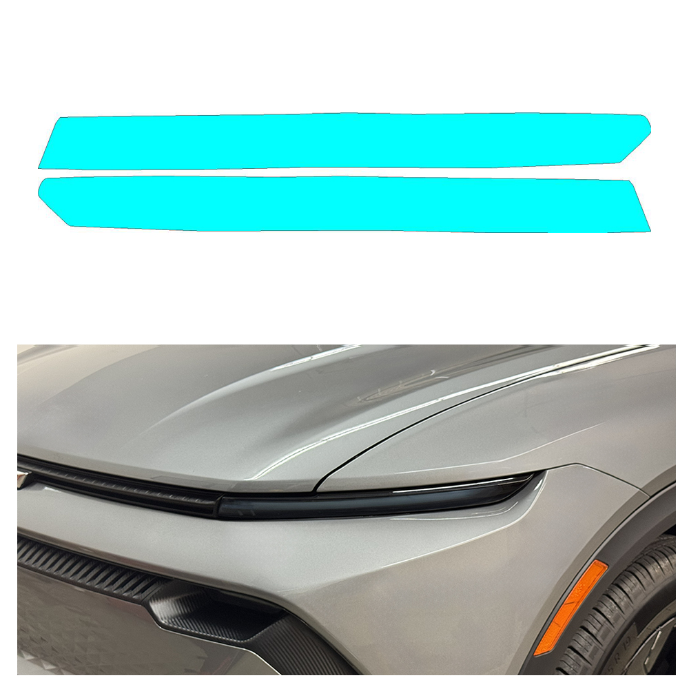 Crux Moto DRL Tint Vinyl Wrap Overlay – Air Blue | Precision Fit for Chevrolet Equinox EV 2024 + - Image 3