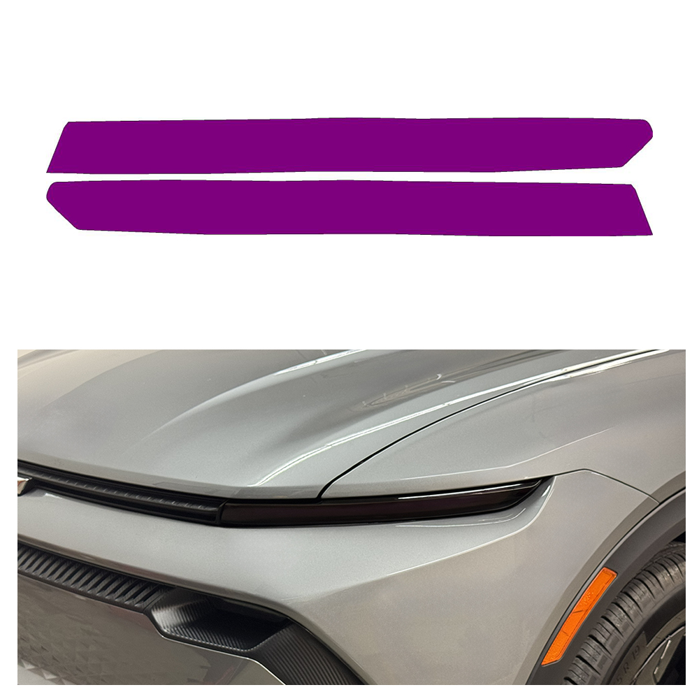 Crux Moto DRL Tint Vinyl Overlay – Purple | Precision Fit for Chevrolet Equinox EV 2024 + - Image 5