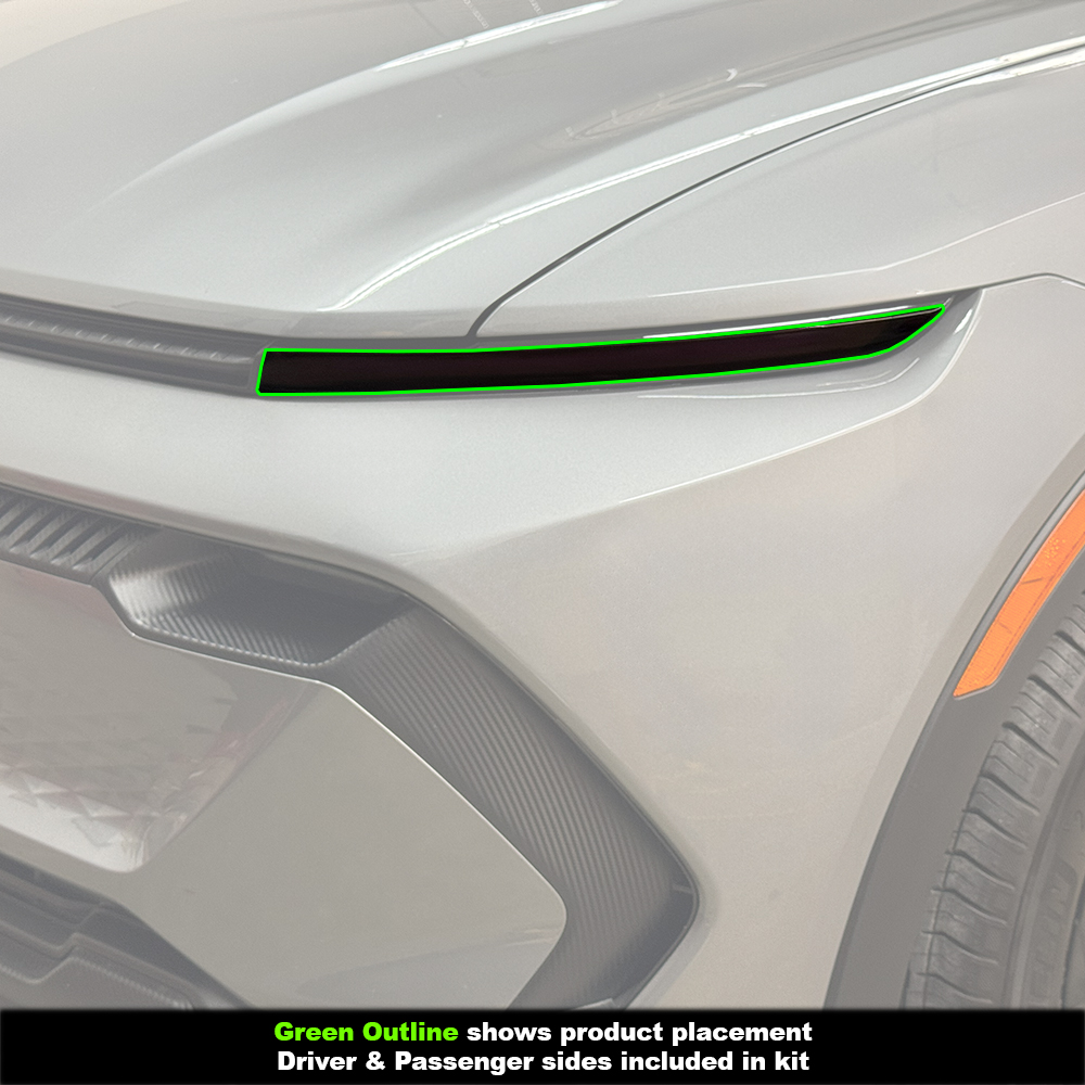Crux Moto DRL Tint Vinyl Overlay – Purple | Precision Fit for Chevrolet Equinox EV 2024 + - Image 3