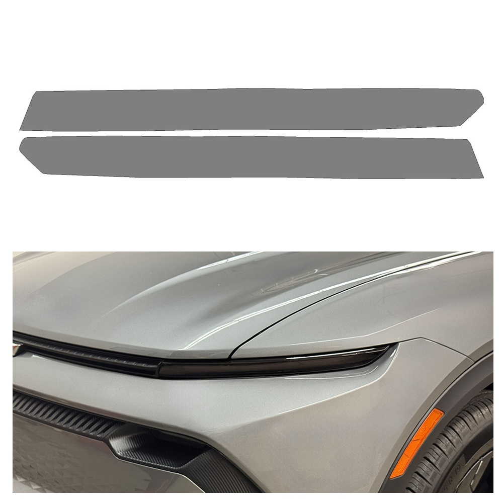 Crux Moto DRL Tint Vinyl Wrap Overlay – Light Smoke 50% | Precision Fit for Chevrolet Equinox EV 2024 + - Image 4