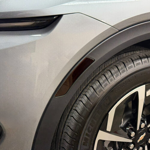 Crux Moto Side Reflector Tint Front & Rear Vinyl Overlay – Dark Smoke 20% | Precision Fit for Chevrolet Equinox EV 2024 + - Image 2