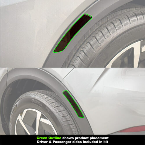 Crux Moto Side Reflector Tint Front & Rear Vinyl Overlay – Dark Smoke 20% | Precision Fit for Chevrolet Equinox EV 2024 + - Image 4
